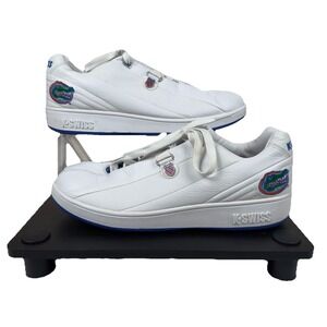 Florida Gator K-Swiss Leather Tongue Twister Tennis Shoes White Men's 12 US